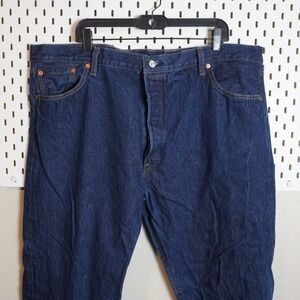 Levi Strauss 501 Jeans Dark Wash‎ Button Fly 46x32